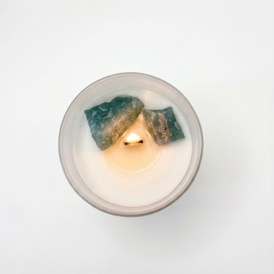 Candle for luck, abundance, and opportunity.