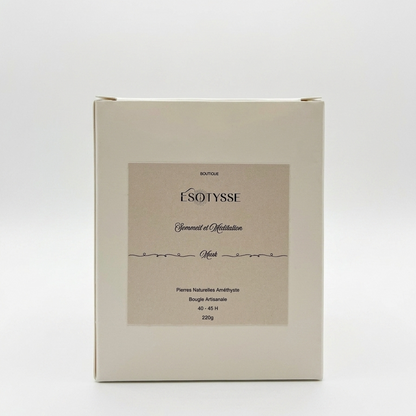 Sleep and meditation candle.